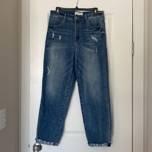 Risen Straight Leg jeans